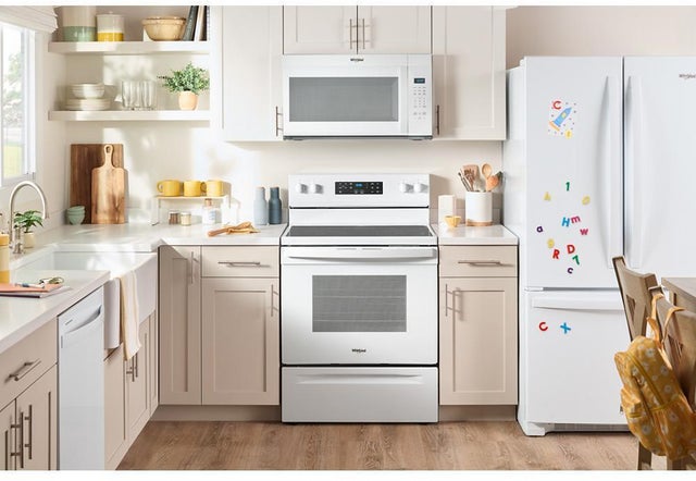 Whirlpool WFES3330RW 30 Inch Electric Freestanding Range: White