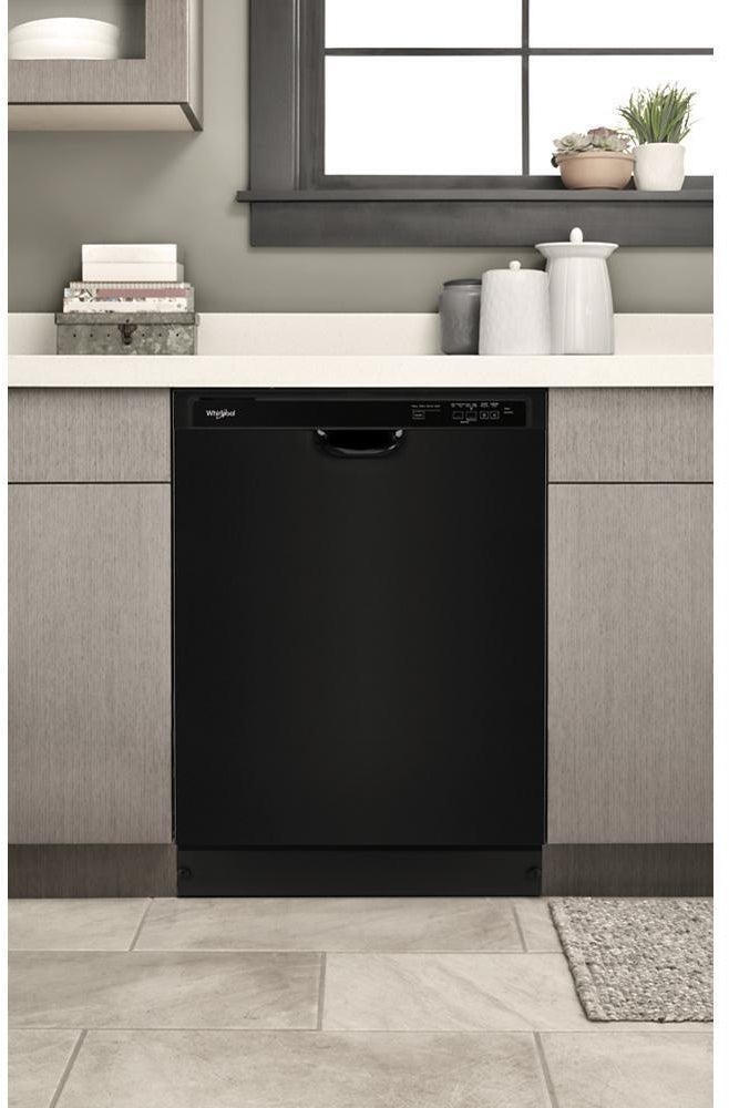 Whirlpool WDF341PAPB 24 Inch Built-In Dishwasher with 4 Wash Cycles, 12...