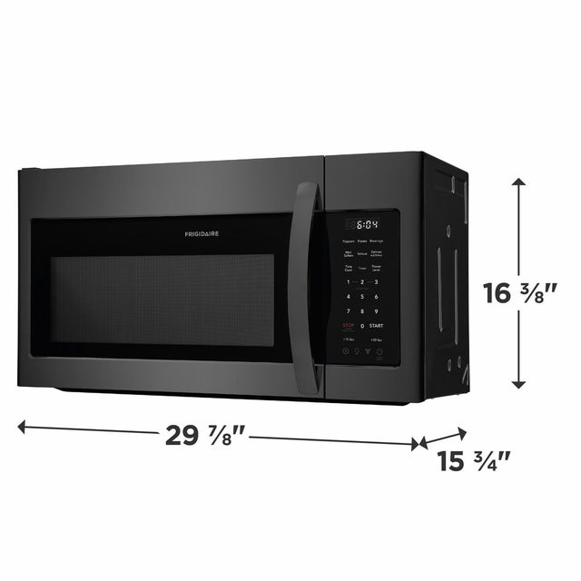 Frigidaire FMOS1846BD 30 Inch Over-The-Range Microwave with 1.8 cu. ft. ...