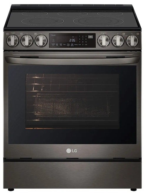 LG LSEL6335DE 30 Inch Smart InstaView™ Electric Slide-in Range w...