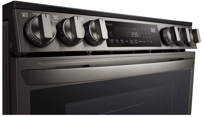 LG LSEL6335DE PrintProof™ Black Stainless Steel