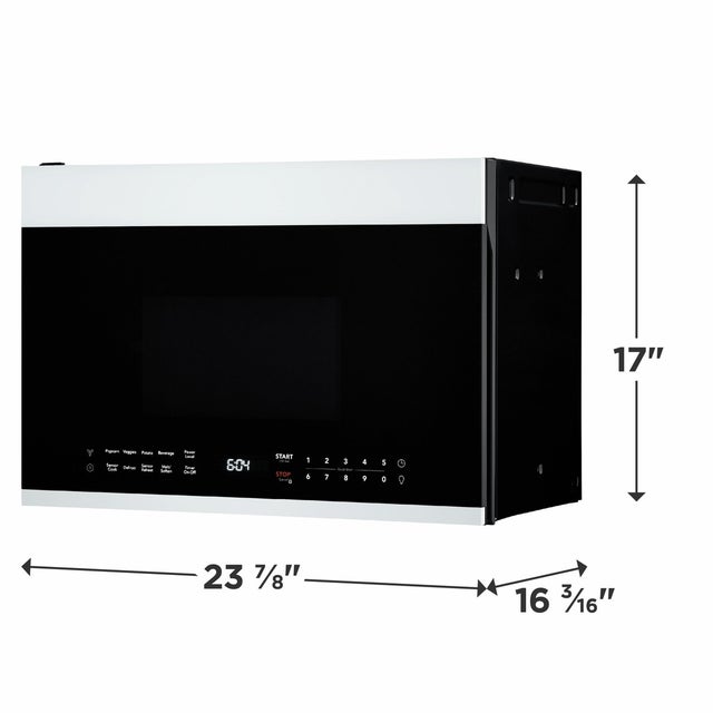 Frigidaire UMV1422UW 24 Inch Over the Range Microwave with Sensor Cooki...