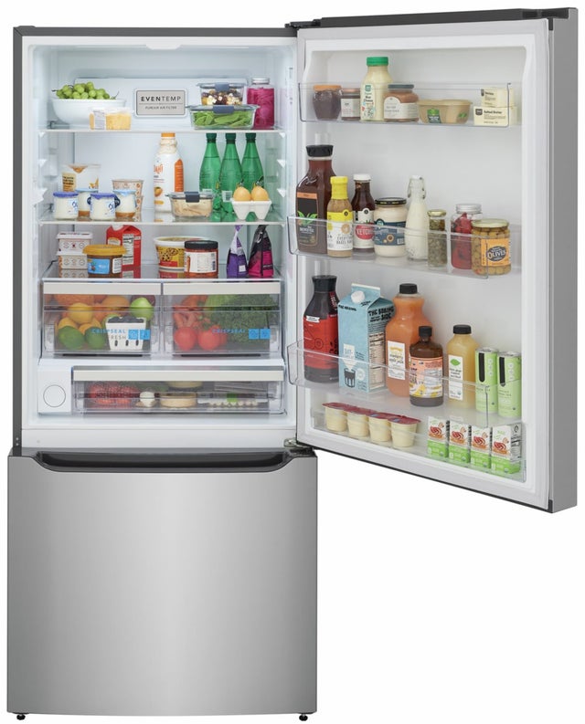 Frigidaire GRBN2012AF 30 Inch Freestanding Bottom Freezer Refrigerator w...