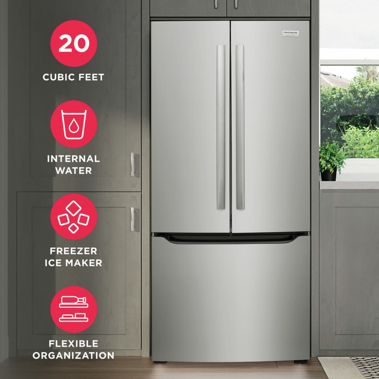Frigidaire GRFN2023AF Smudge Proof Stainless Steel