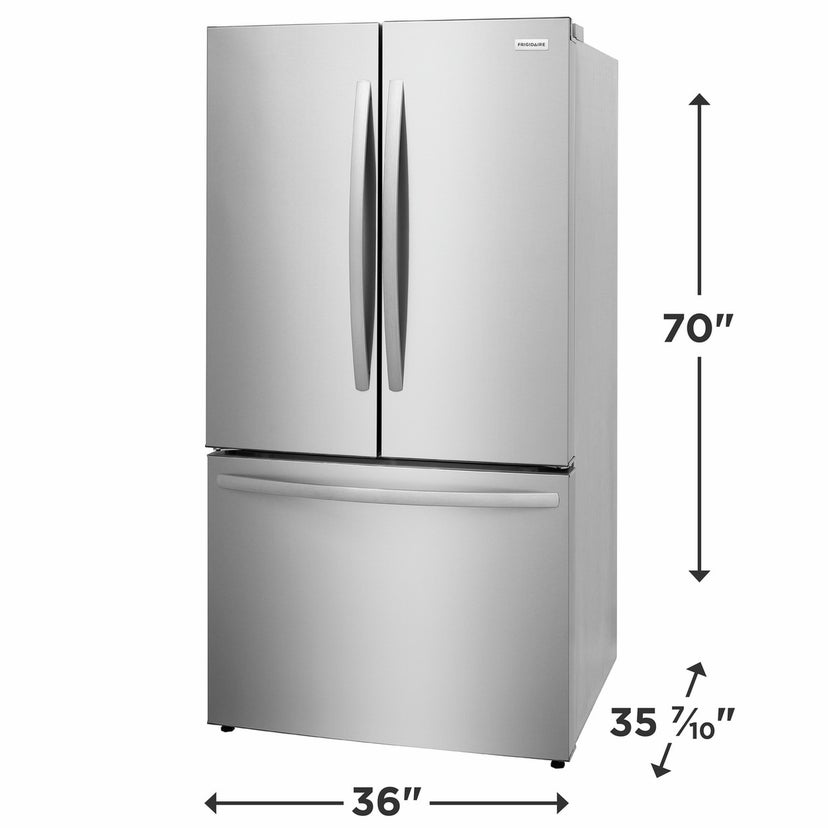 Frigidaire FRFN2813AF 36 Inch Freestanding French Door Refrigerator with...