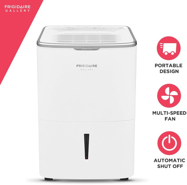 Frigidaire FGAC5045W1 50 Pint Dehumidifier with WiFi: White