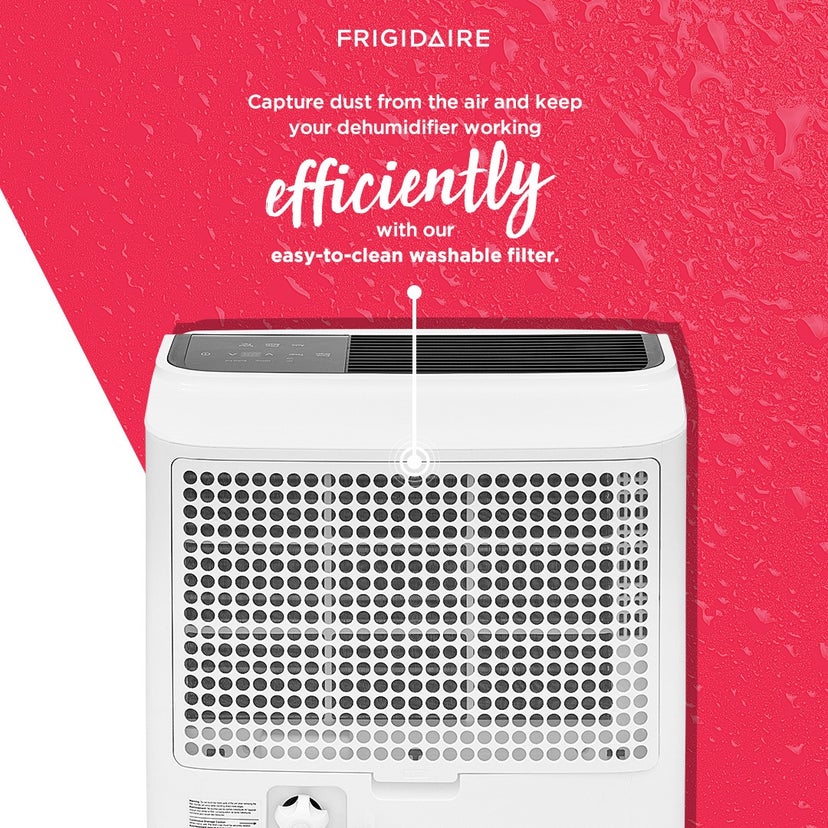 Frigidaire FFAD6023W1 60 Pint Dehumidifier: White