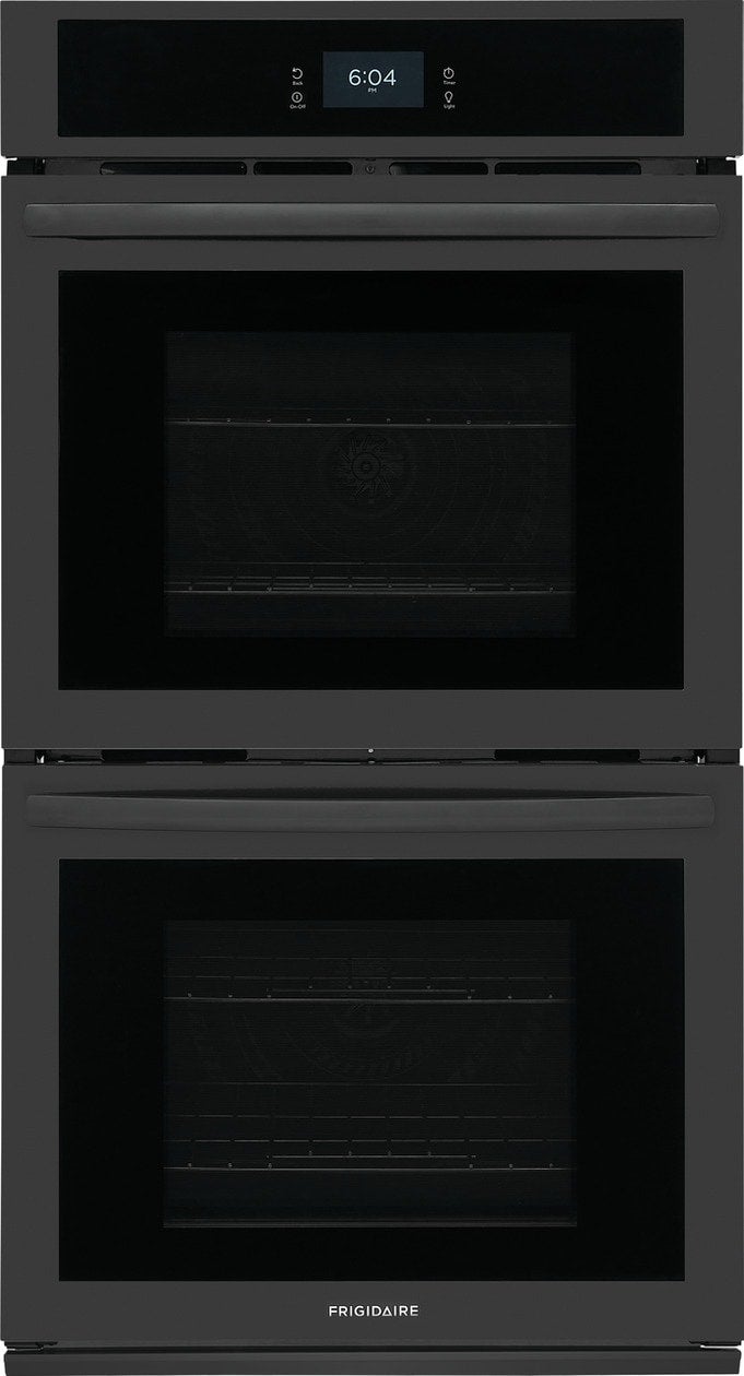 Frigidaire FCWD2727AB 27 Inch Double Electric Wall Oven with Fan Convect...