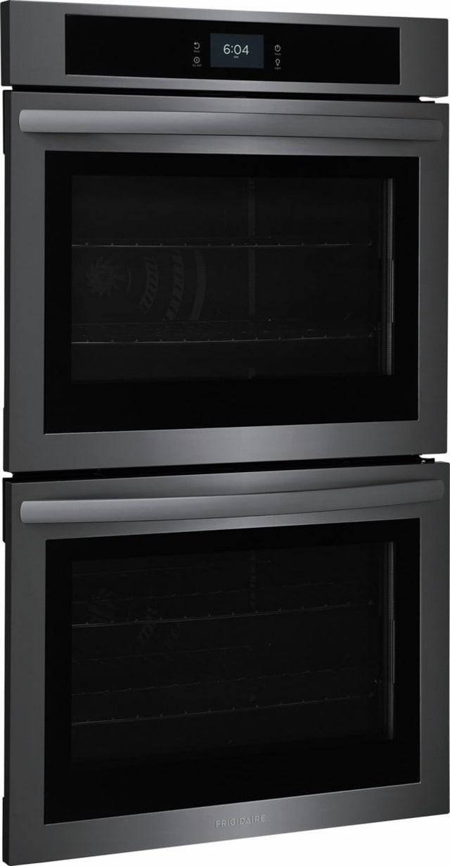 Frigidaire FCWD3027AD 30" Electric Double Wall Oven: Black Stainless Ste...