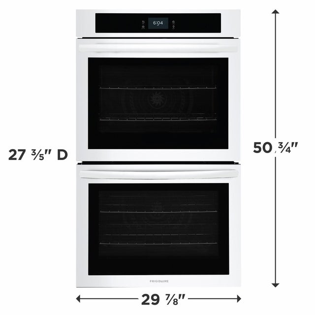 Frigidaire FCWD3027AW 30" Electric Double Wall Oven: White