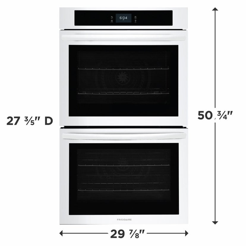 Frigidaire FCWD3027AW 30" Electric Double Wall Oven: White