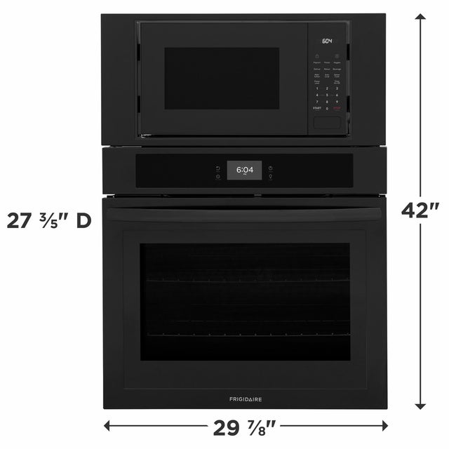 Frigidaire FCWM3027AB 30" Microwave Combination Wall oven: Black