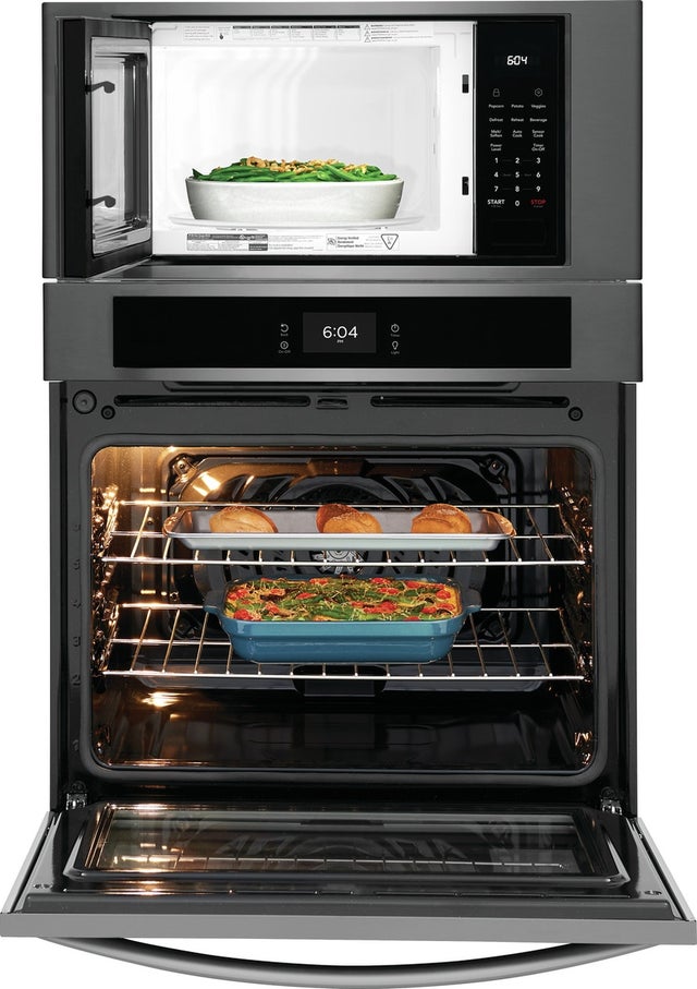 Frigidaire FCWM3027AD 30" Microwave Combination Wall oven: Black Stainle...