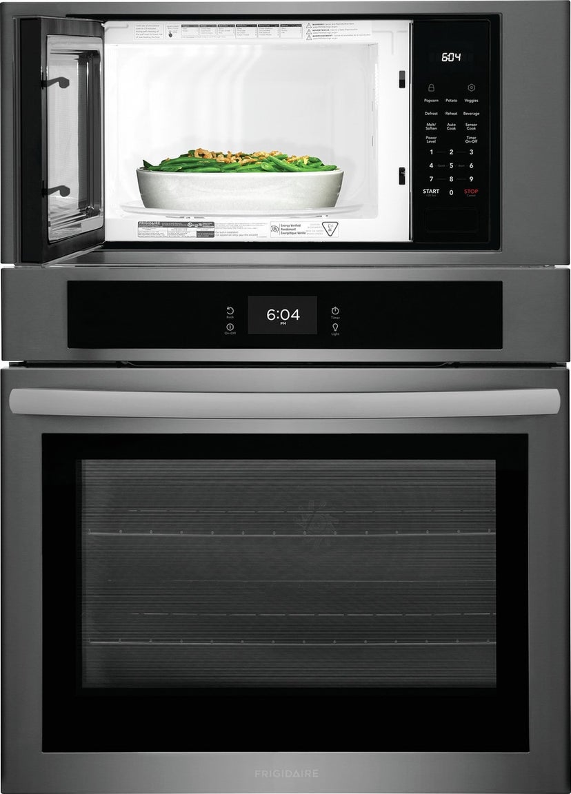 Frigidaire FCWM3027AD 30" Microwave Combination Wall oven: Black Stainle...