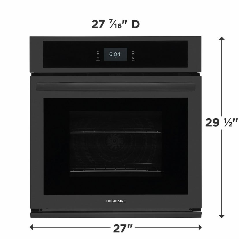 Frigidaire FCWS2727AB 27" Electric Single Wall Oven: Black