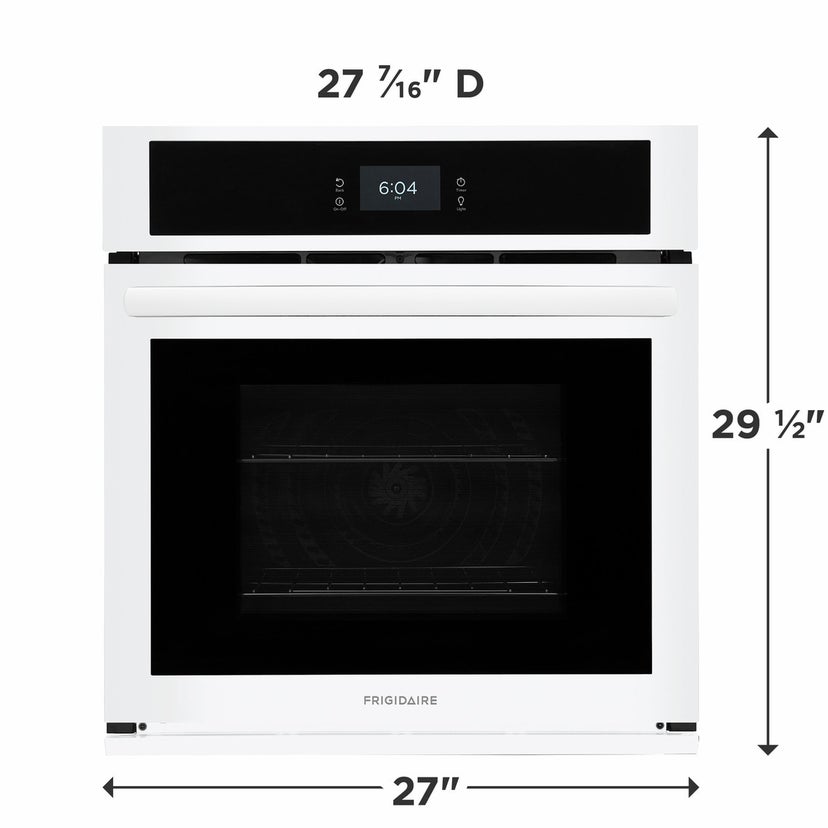 Frigidaire FCWS2727AW 27" Electric Single Wall Oven: White