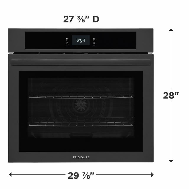 Frigidaire FCWS3027AB 30" Electric Single Wall Oven: Black