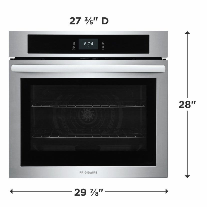 Frigidaire FCWS3027AS 30" Electric Single Wall Oven: Stainless Steel