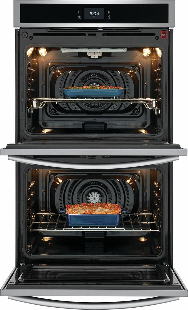 Frigidaire GCWD3067AF 30 Inch Double Electric Wall Oven with Air Fry, 10...