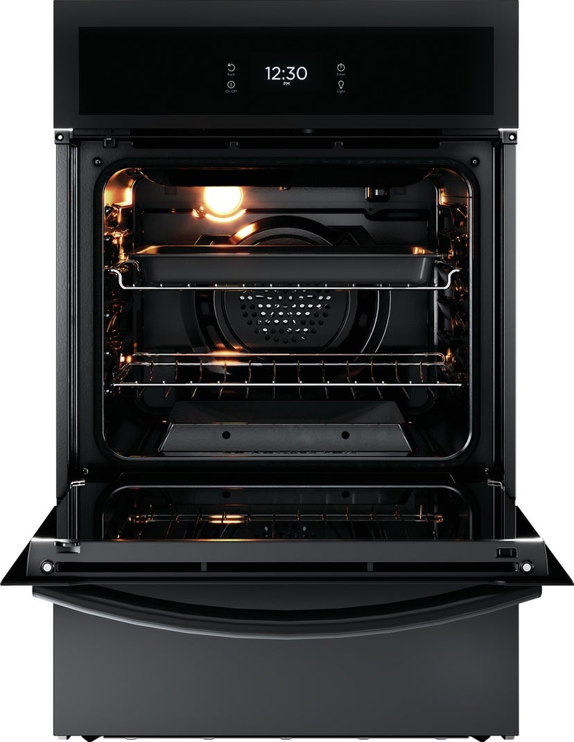 Frigidaire GCWG2438AB 24" Gas Wall Oven: Black