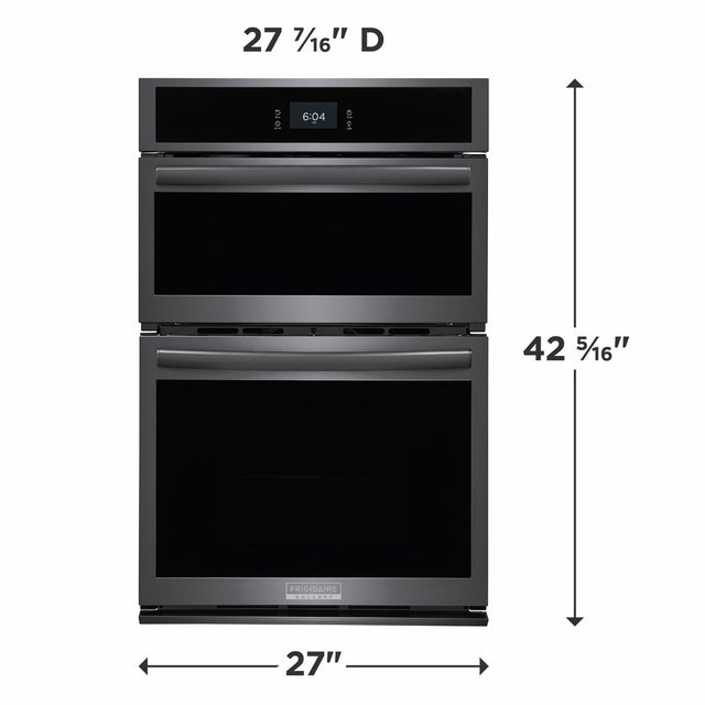 Frigidaire GCWM2767AD 27 Inch Combination Electric Wall Oven with Air Fr...