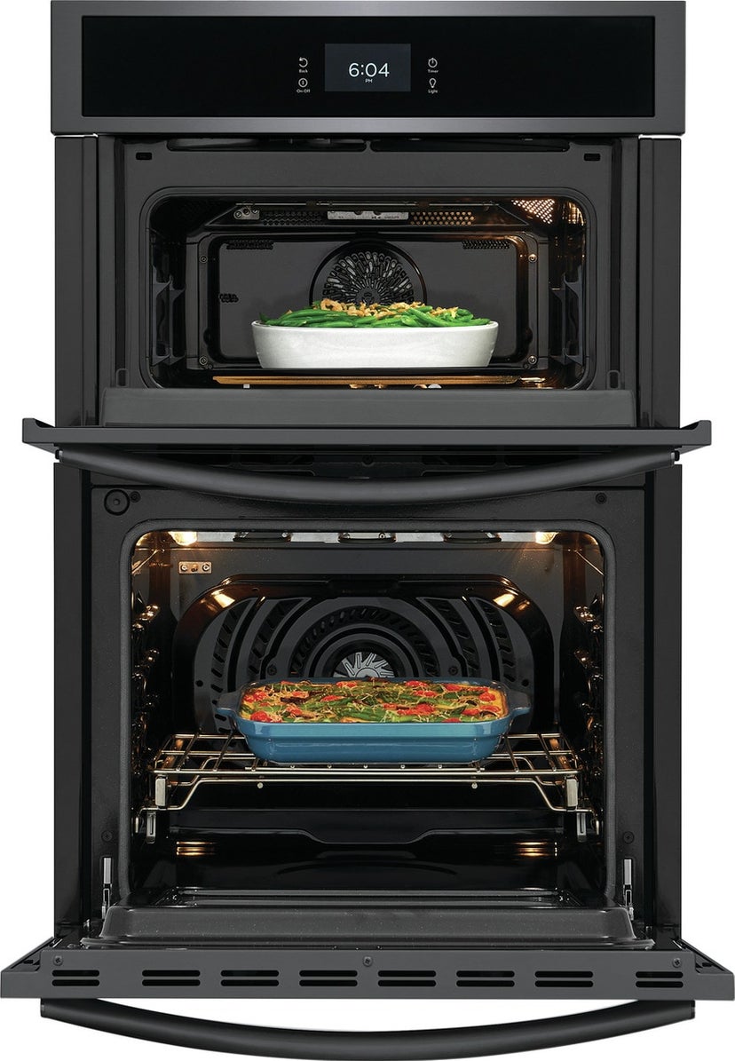 Frigidaire GCWM2767AD 27 Inch Combination Electric Wall Oven with Air Fr...