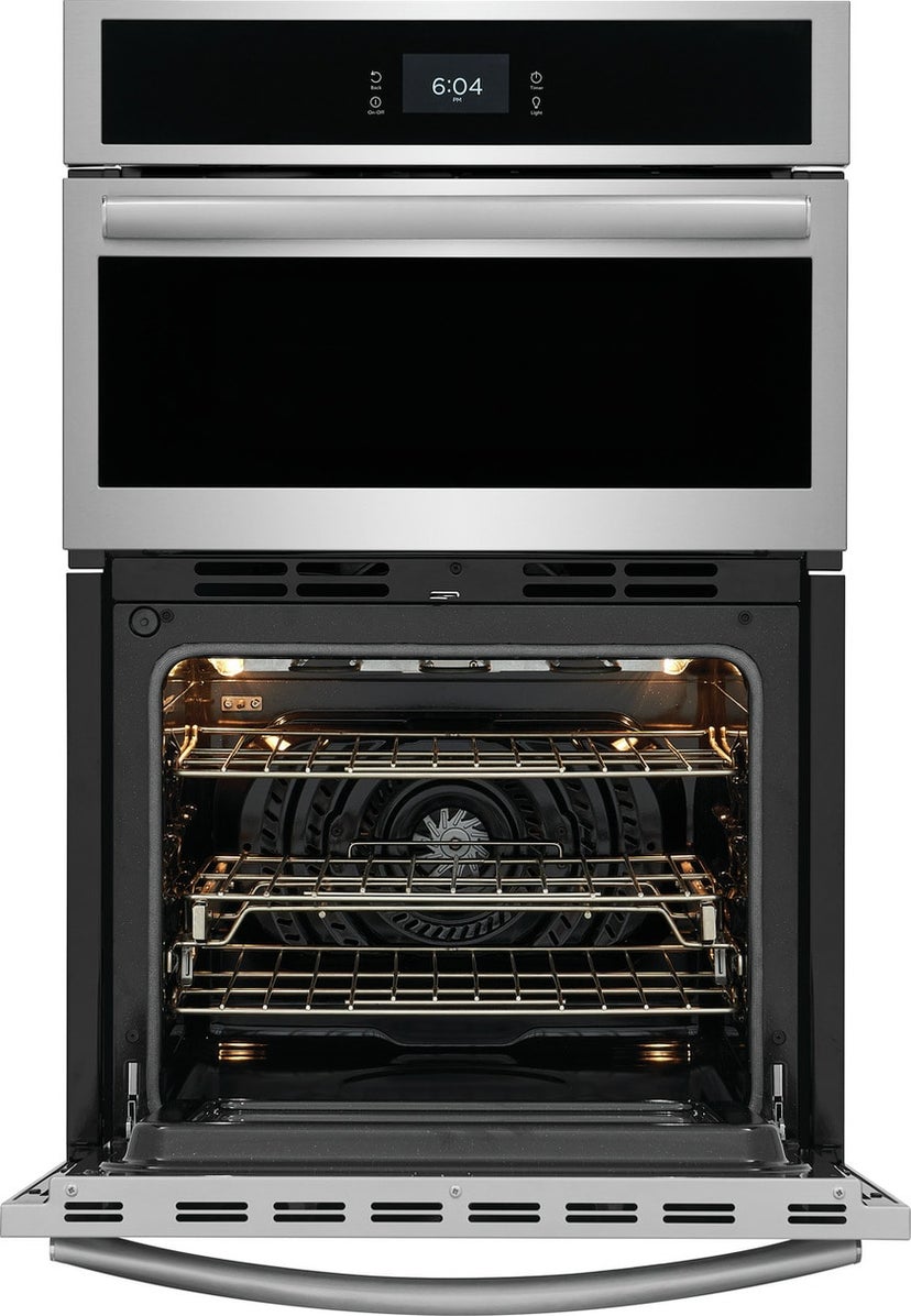 Frigidaire GCWM2767AF 27 Inch Combination Electric Wall Oven with Air Fr...