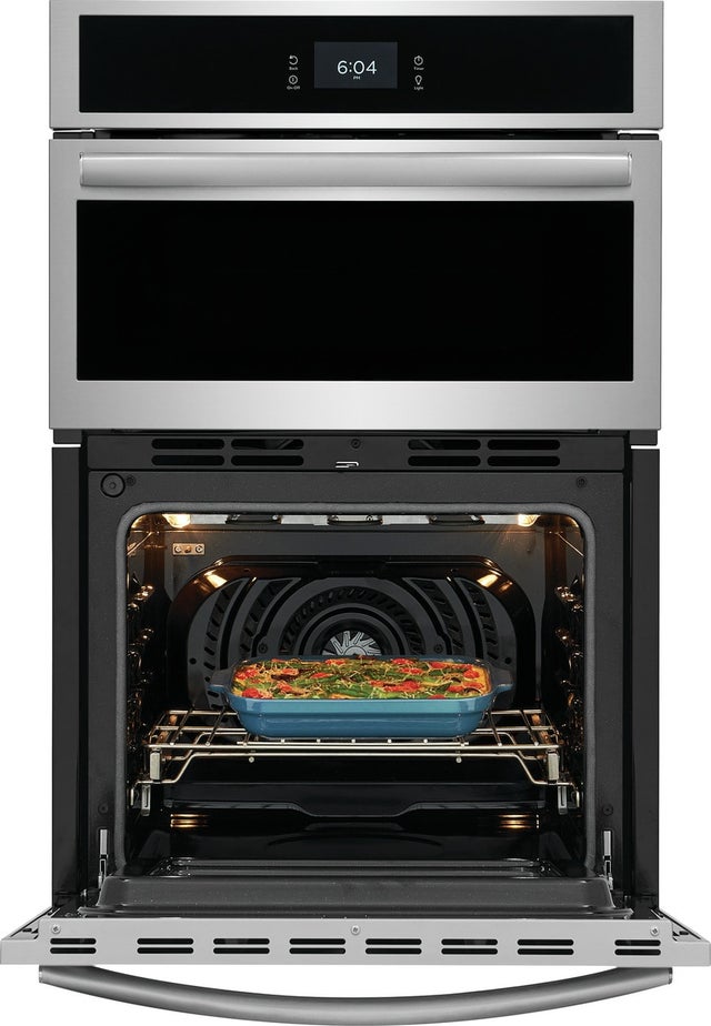 Frigidaire GCWM2767AF 27 Inch Combination Electric Wall Oven with Air Fr...