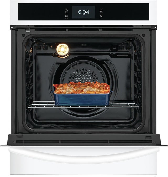 Frigidaire GCWS2438AW 24 Inch Single Electric Wall Oven with 2.8 cu. ft....