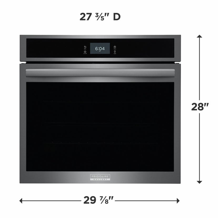 Frigidaire GCWS3067AD 30 Inch Single Electric Wall Oven with Total Conve...