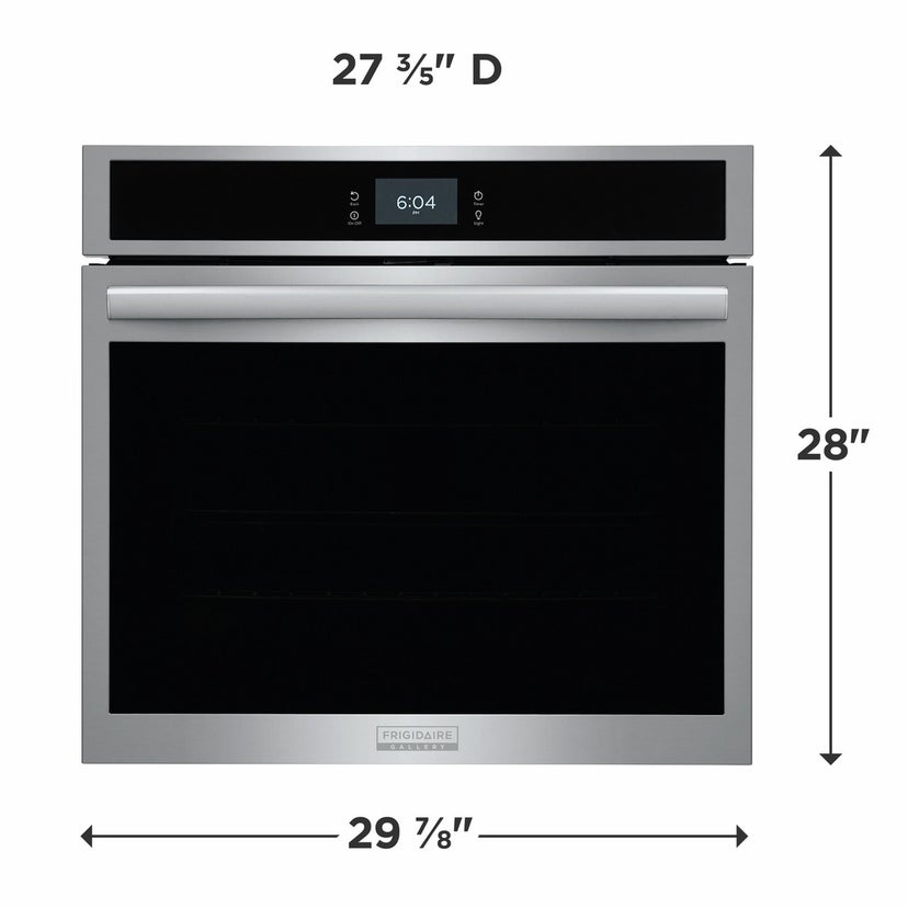 Frigidaire GCWS3067AF 30 Inch Single Electric Wall Oven with Total Conve...