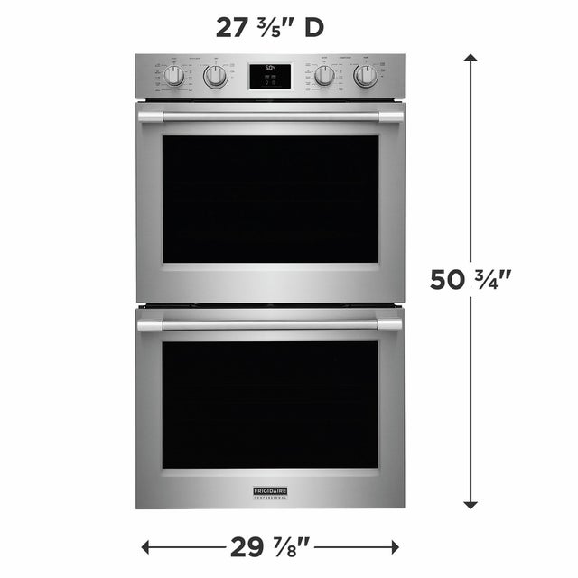 Frigidaire PCWD3080AF 30" Double Wall Oven w/ Total Convection: Stainles...