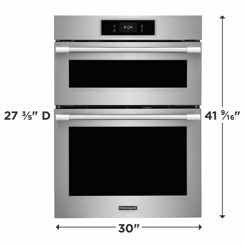 Frigidaire PCWM3080AF 30 Inch Combination Electric Wall Oven with Air Fr...