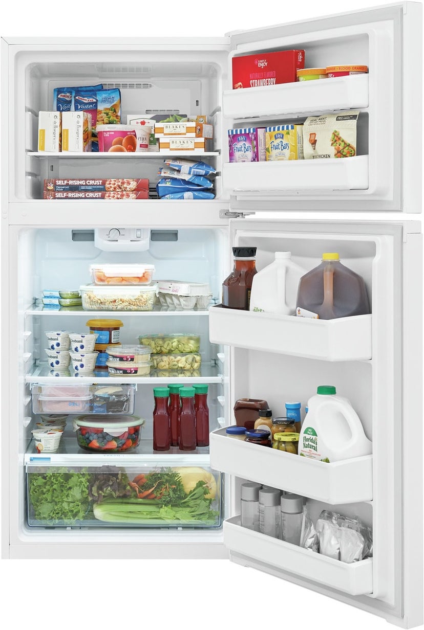 Frigidaire FFTR1425VW 28 Inch Top Freezer Refrigerator with 13.9 Cu. Ft....