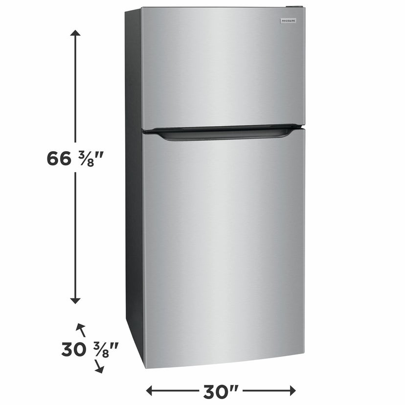 Frigidaire FFTR1835VS 30 Inch Top Freezer Refrigerator with 18.3 Cu. Ft....