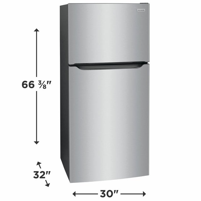 Frigidaire FFTR2045VS 30 Inch Freestanding Top Freezer Refrigerator with...