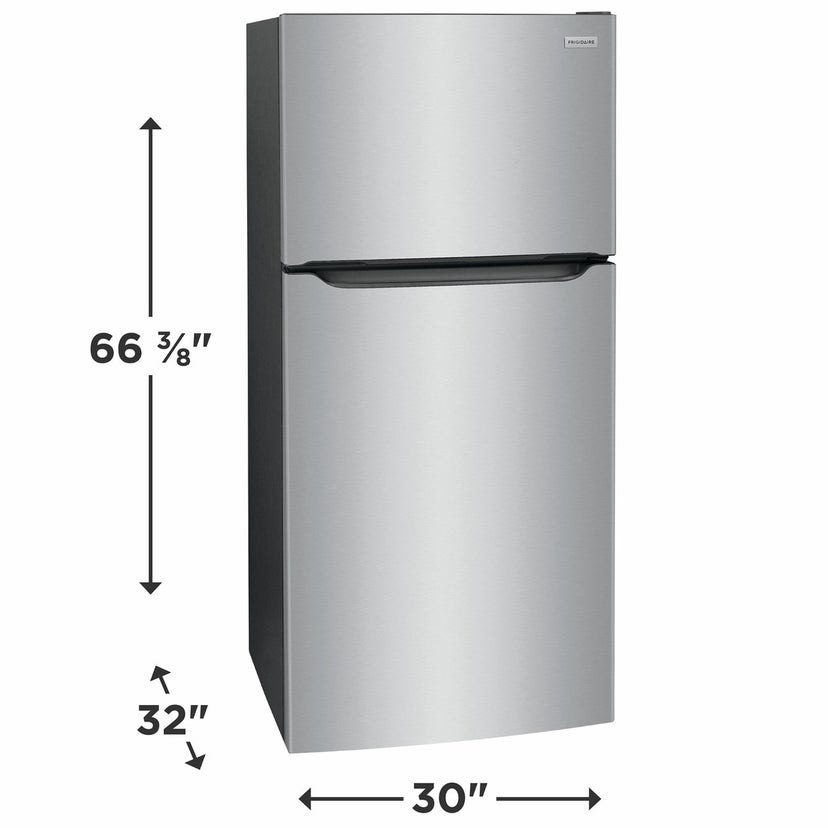 Frigidaire FFTR2045VS 30 Inch Freestanding Top Freezer Refrigerator with...