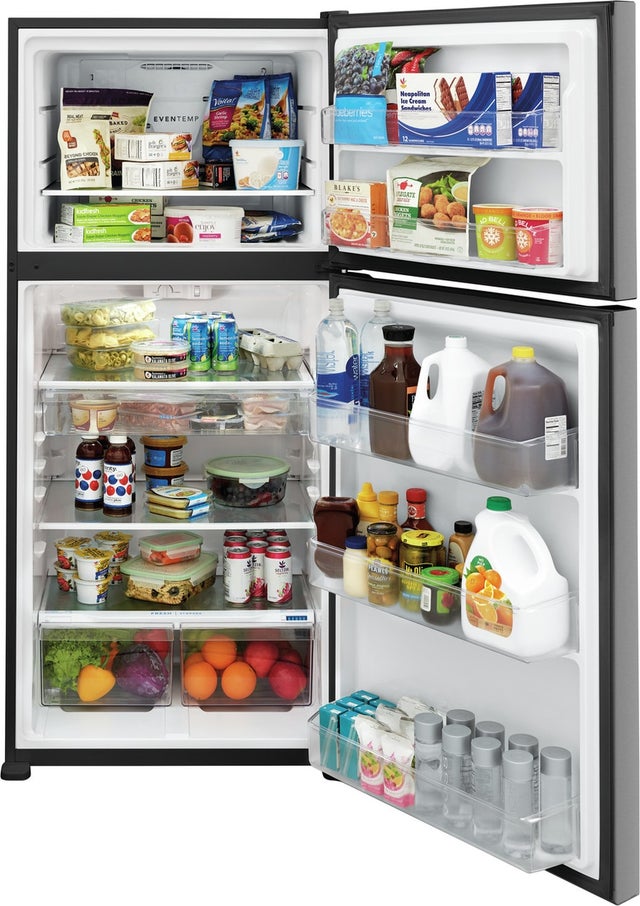 Frigidaire FFTR2045VS 30 Inch Freestanding Top Freezer Refrigerator with...