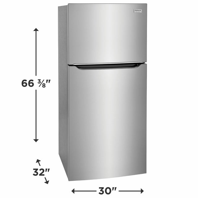 Frigidaire FGHT2055VF 20 Cu. Ft. Top Mount Refrigerator : Stainless Stee...