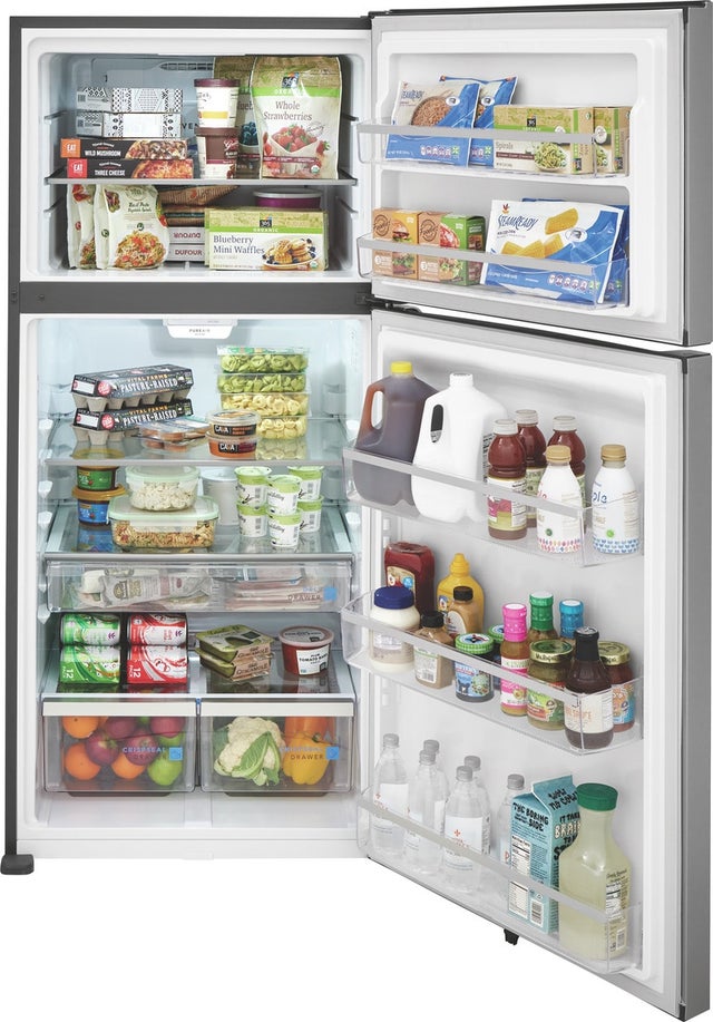 Frigidaire FGHT2055VF 20 Cu. Ft. Top Mount Refrigerator : Stainless Stee...