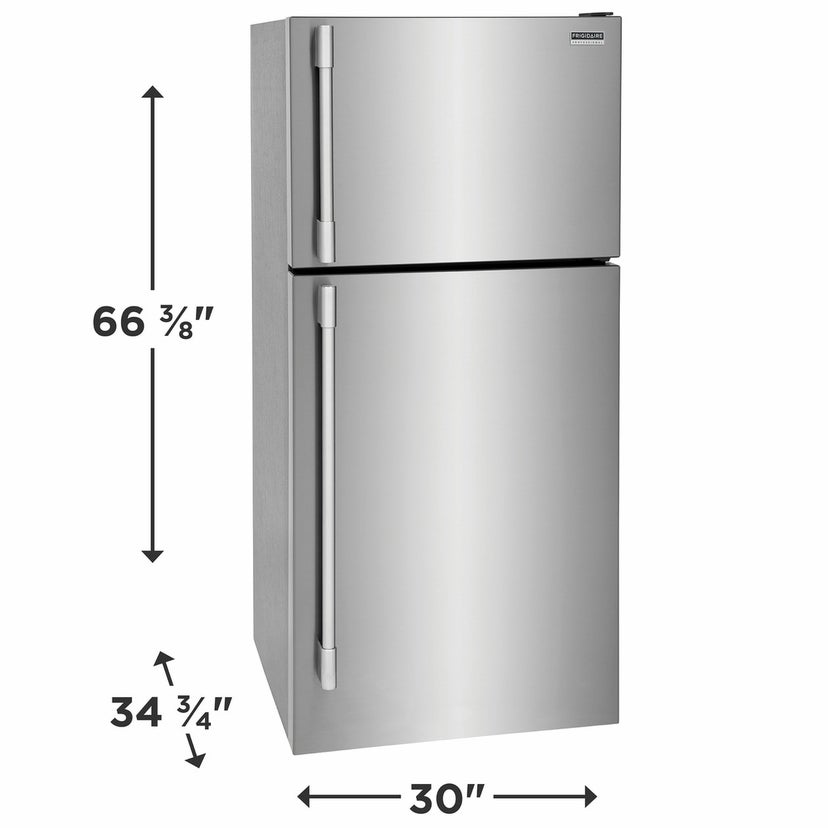 Frigidaire FPHT2097VF 30 Inch, 20 Cu. Ft. Freestanding Top Freezer Refri...