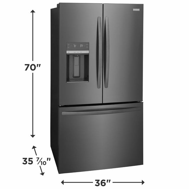 Frigidaire FRFS2823AD 36 Inch French Door Refrigerator with 27.8 Cu. Ft....