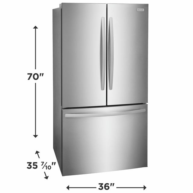 Frigidaire FRFS2823AS 36 Inch French Door Refrigerator with 27.8 Cu. Ft....