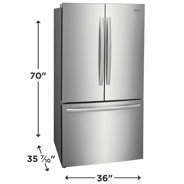 Frigidaire GRFN2853AF 36 Inch French Door Refrigerator with 27.8 Cu.Ft. ...