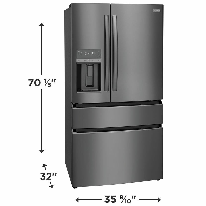 Frigidaire GRMC2273CD 36 Inch Counter-Depth French Door Refrigerator wit...