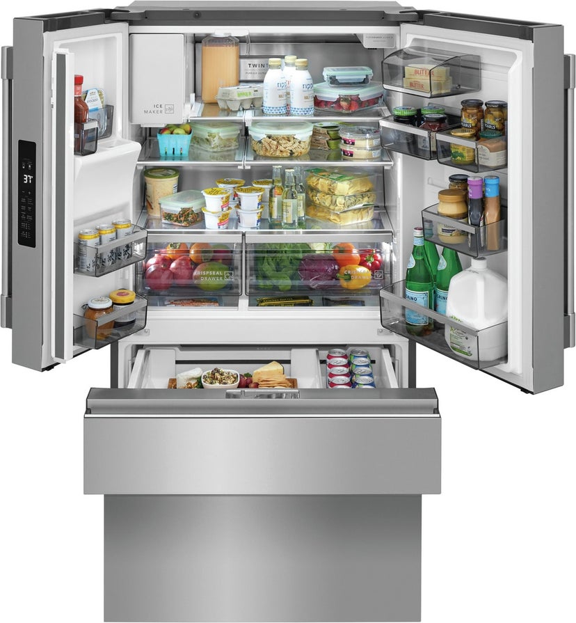 Frigidaire PRMC2285AF 36 Inch Counter Depth 4 Door French Door Refrigera...