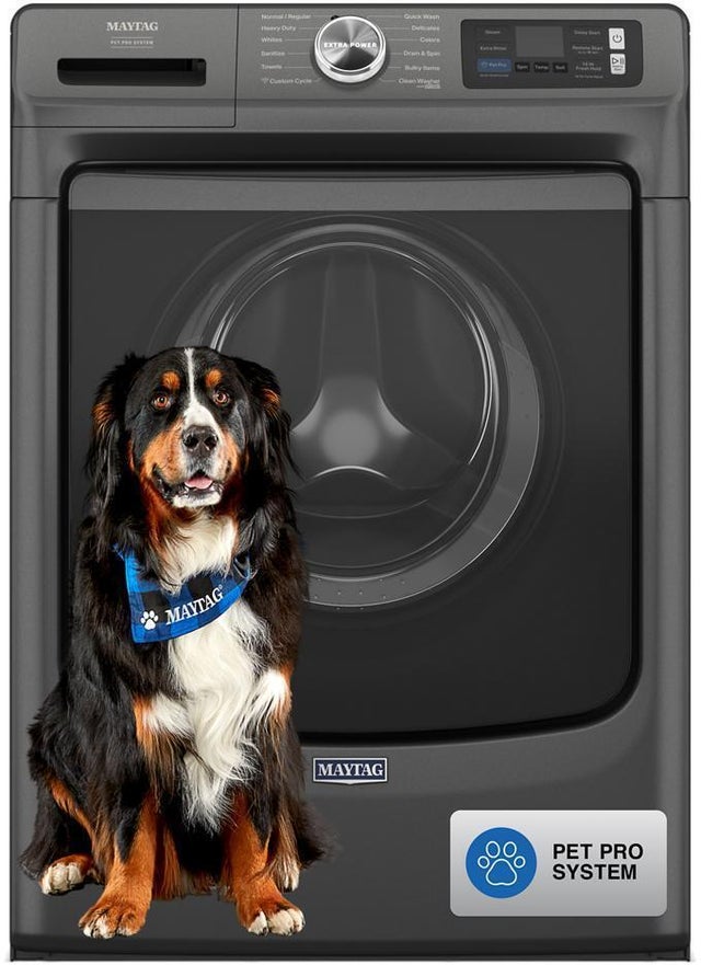 Maytag MFW7020RU 27 Inch Smart Pet Pro Front Load Washer with 5.0 c...