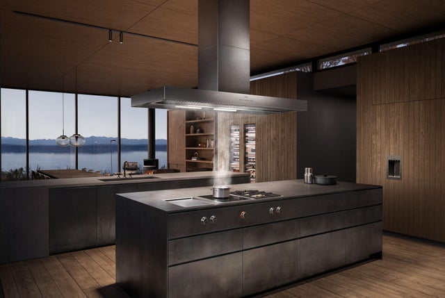 Gaggenau AI442720 48 Inch lsland Hood Hood with 3 Electronically Con...