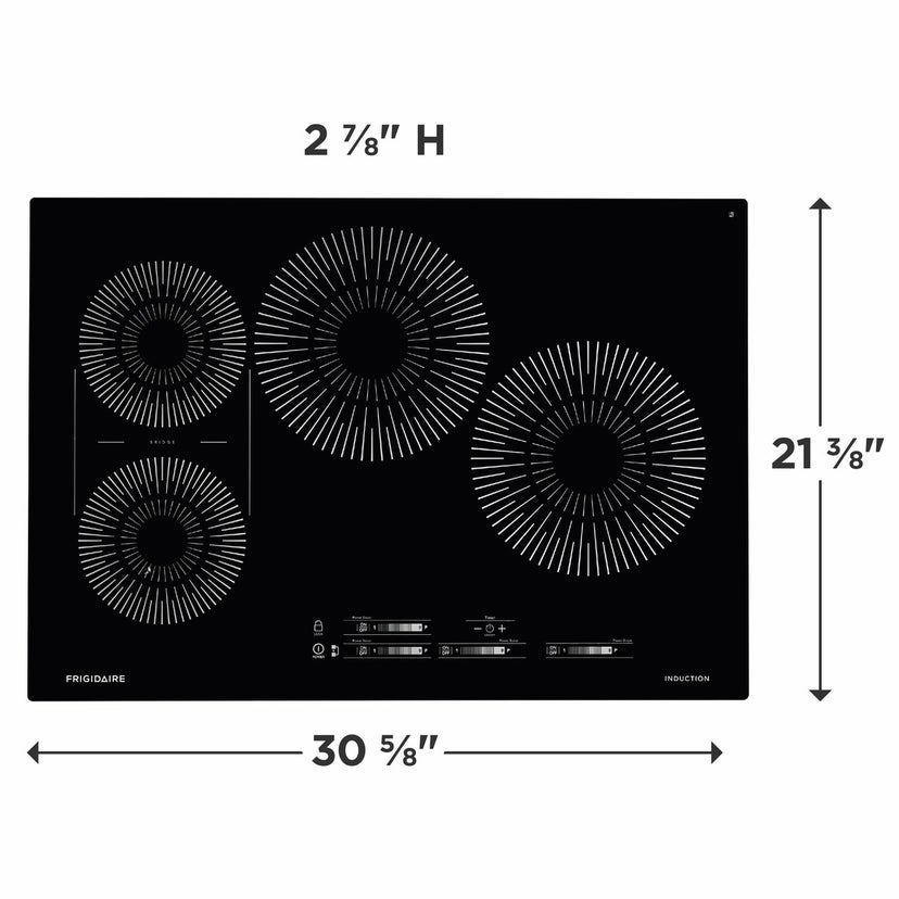 Frigidaire FCCI3027AB 30 Inch Induction Cooktop with with Auto Sizing™ P...