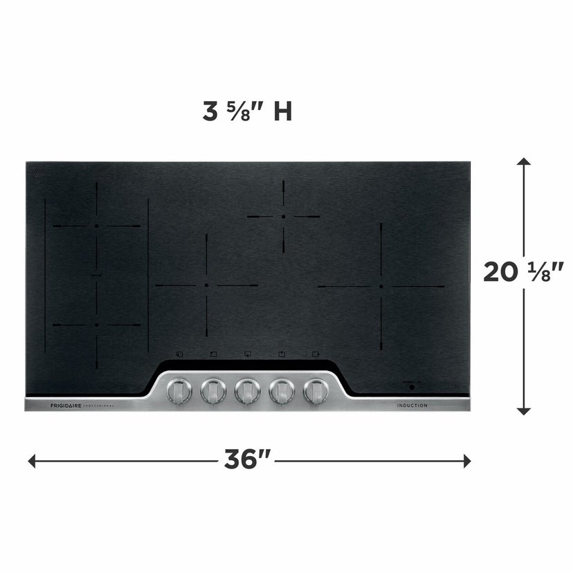 Frigidaire FPIC3677RF  Induction Cooktop with Black Ceramic Glass Surfac...